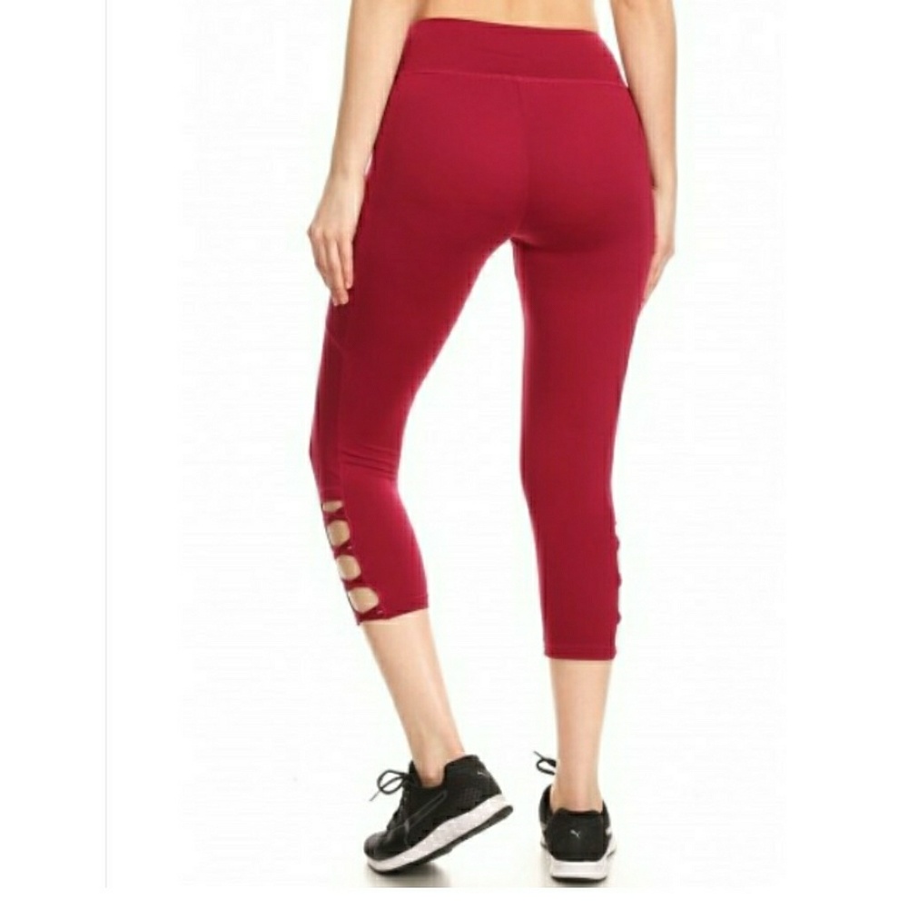 NWT-SOFT POLY BRUSHED FITTED CAPRIS W/SIDE POCKET - Picture 4 of 6